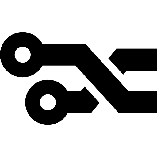 connessioni del circuito stampato  icona