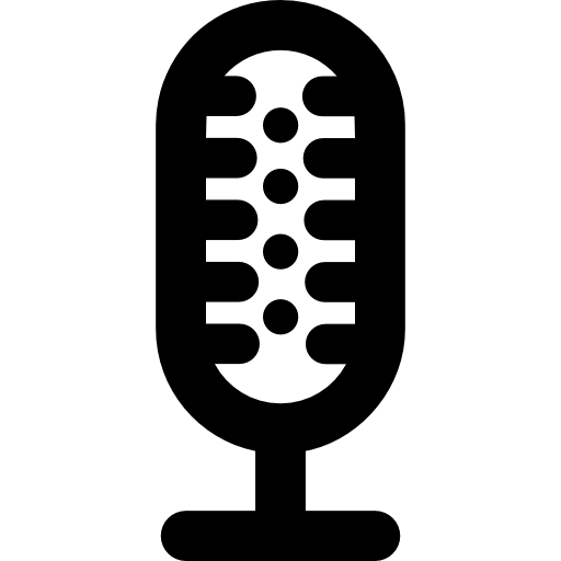 Retro microphone  icon