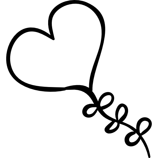 Heart balloon  icon