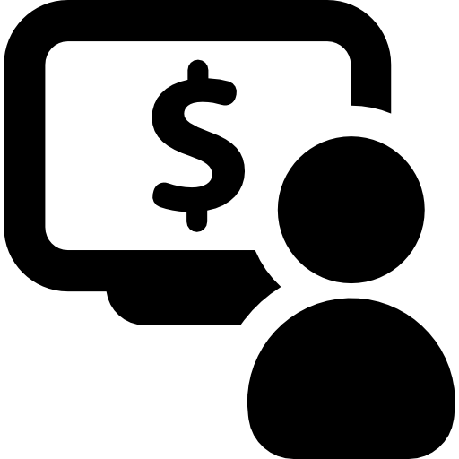 financiële app  icoon