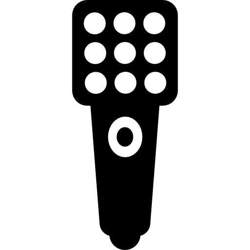 micrófono de mano  icono