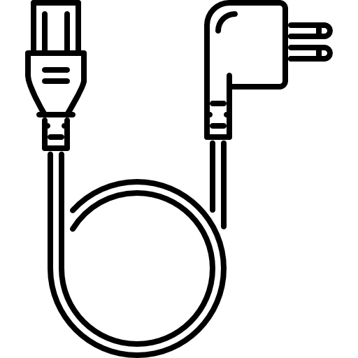 전원 케이블 Coloring Lineal icon