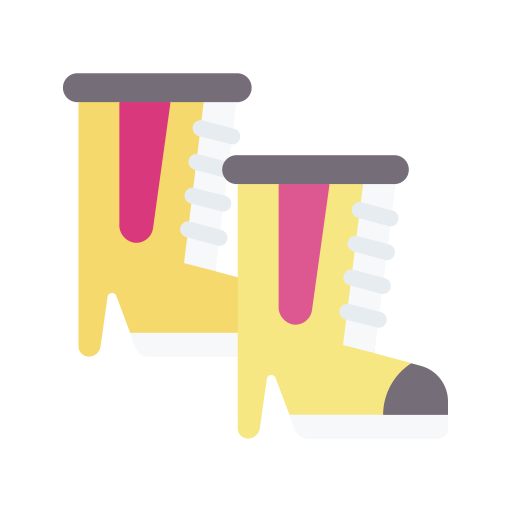 botas de nieve Generic Flat icono