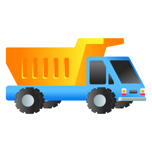 camión de la basura Generic Flat Gradient icono