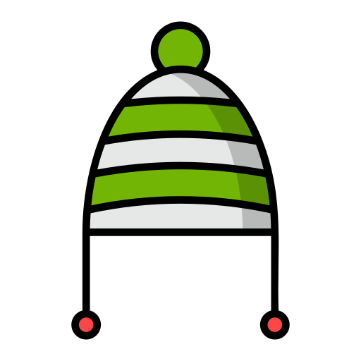 冬用の帽子 Generic Outline Color icon
