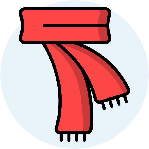 Scarf Generic Rounded Shapes icon