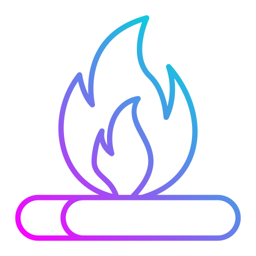 Campfire Generic Gradient icon