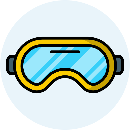 gafas de esquí Generic Rounded Shapes icono