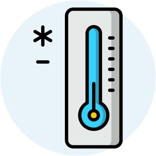 niska temperatura Generic Rounded Shapes ikona