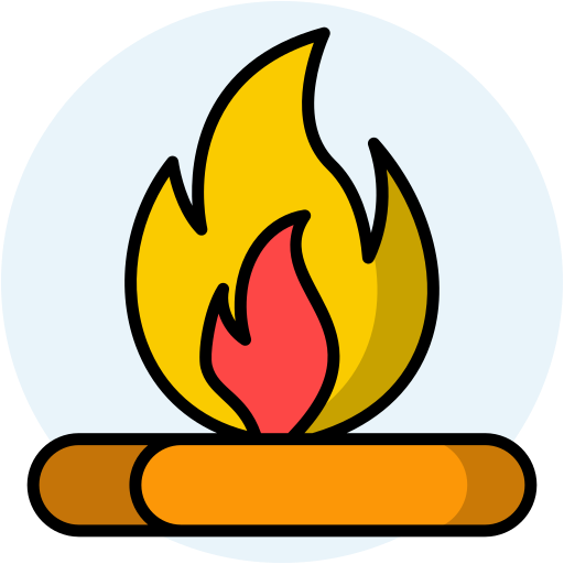 Campfire Generic Rounded Shapes icon