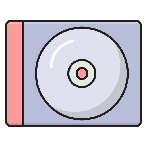 cd Vector Stall Lineal Color icon