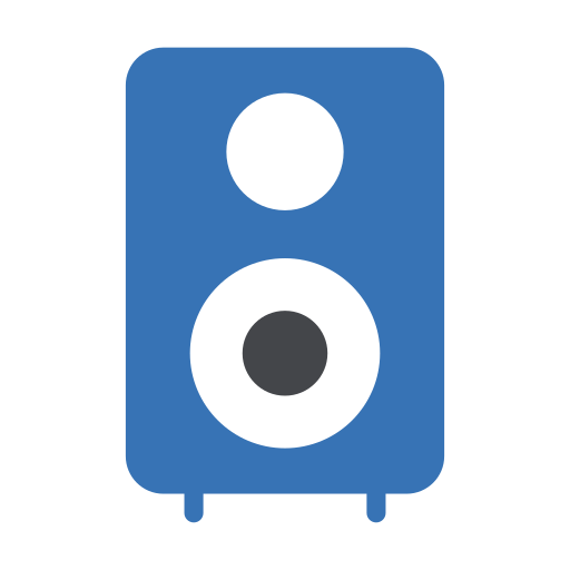 subwoofer Generic Blue icon