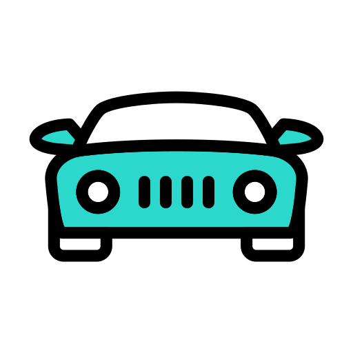 Car Vector Stall Lineal Color icon