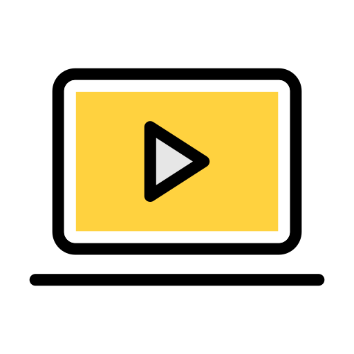 Video call Vector Stall Lineal Color icon