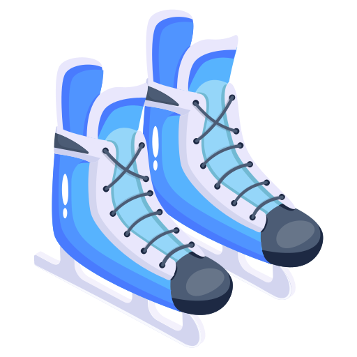 zapatos de patinaje sobre hielo Generic Flat icono