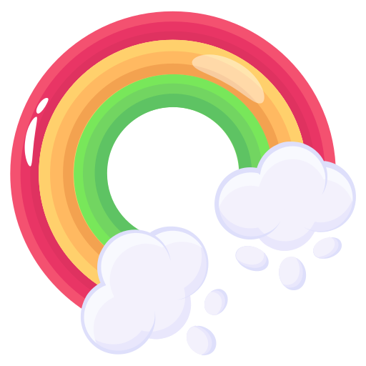 Rainbow Generic Flat icon