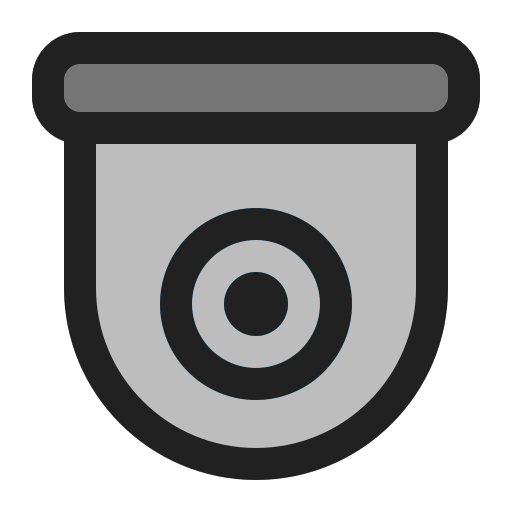 vidéosurveillance Generic Grey Icône