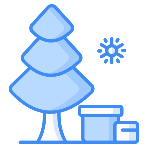 クリスマスツリー Generic Blue icon