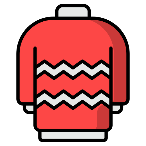 크리스마스 스웨터 Generic Outline Color icon