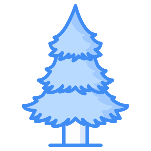 árvore de natal Generic Blue Ícone