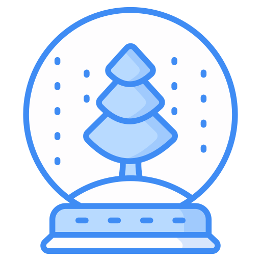 Снежный шар Generic Blue иконка