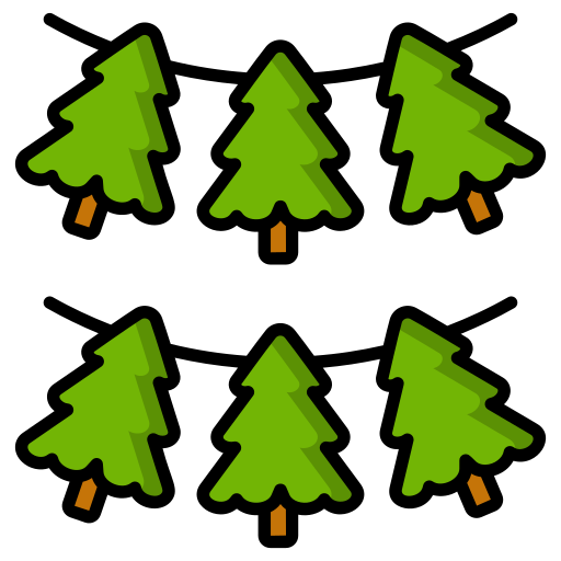 クリスマスの飾り Generic Outline Color icon