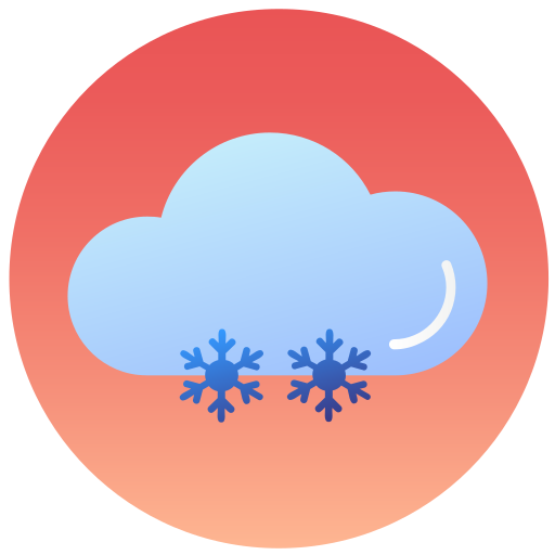 Śnieg Generic Circular ikona