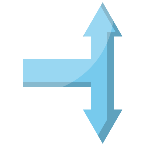 Up and down arrow Generic Flat icon
