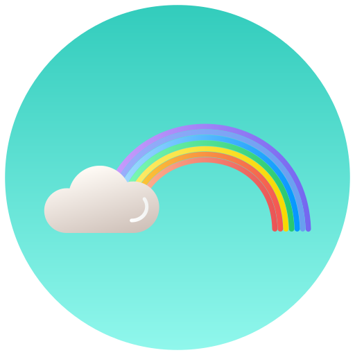 arco iris Generic Circular Ícone