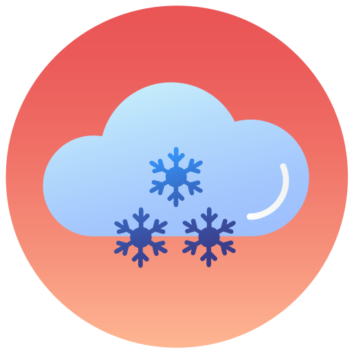 Снегопад Generic Circular иконка