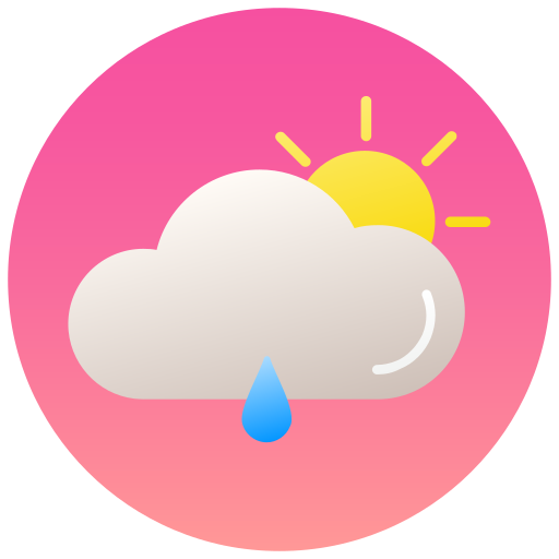 Rainy day Generic Circular icon