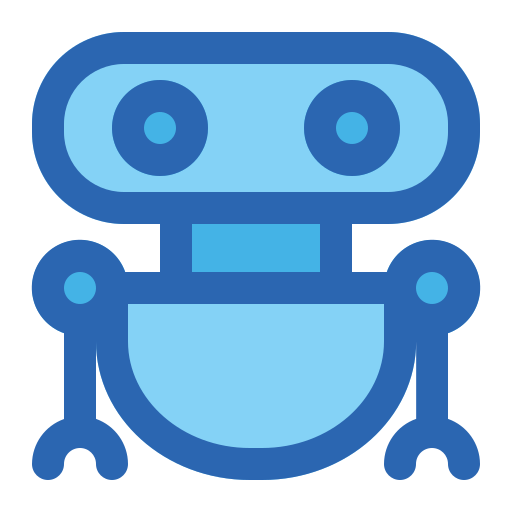 Robot Generic Blue icon