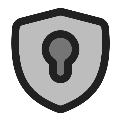 sistema de seguridad Generic Grey icono