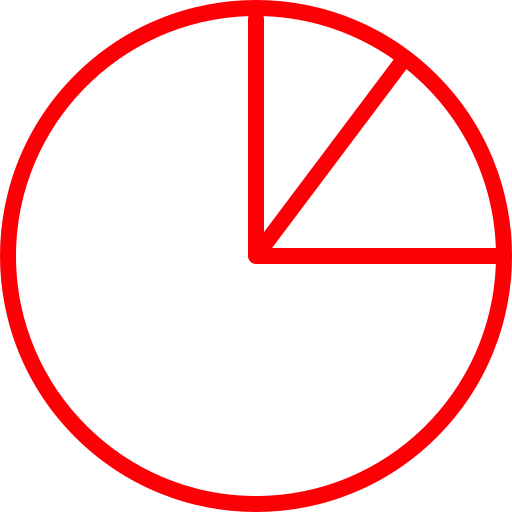 wykres kołowy Generic Simple Colors ikona