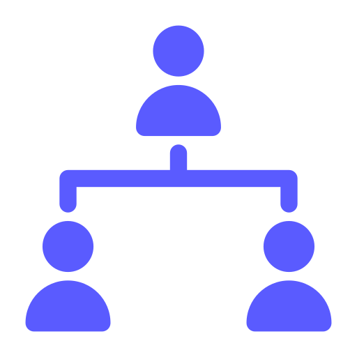 estructura jerarquica Generic Flat icono