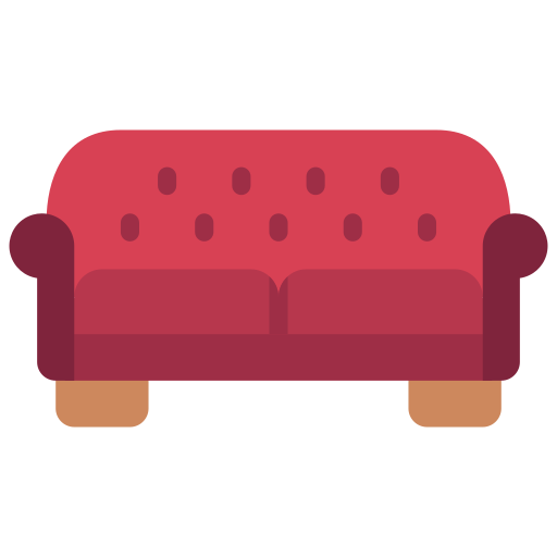 sofa Juicy Fish Flat icon
