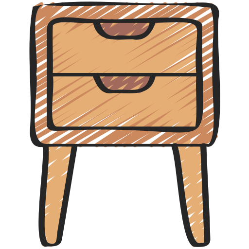 Side table Juicy Fish Sketchy icon