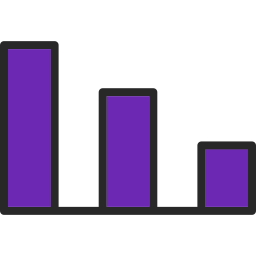 Bar chart Generic Outline Color icon