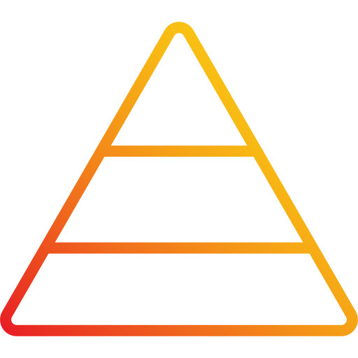 Pyramid Generic Gradient icon