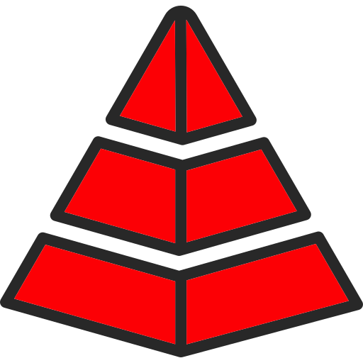 pyramide Generic Outline Color icon