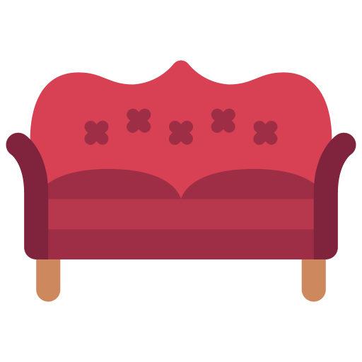 Sofa Juicy Fish Flat icon