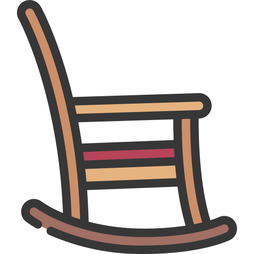 Rocking chair Juicy Fish Soft-fill icon