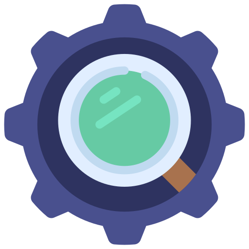 Research and development Juicy Fish Flat icon