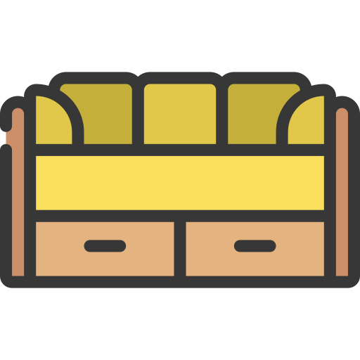 Futon Juicy Fish Soft-fill icon