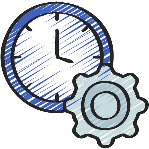 Time management Juicy Fish Sketchy icon
