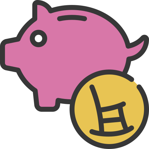Piggy bank Juicy Fish Soft-fill icon