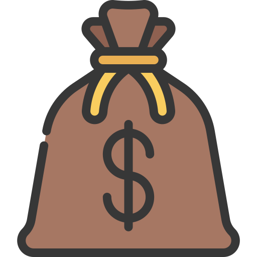 Money bag Juicy Fish Soft-fill icon