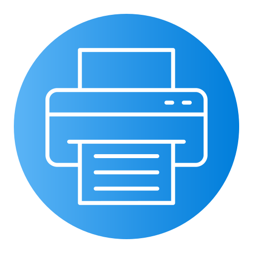 Printer Generic Flat Gradient icon