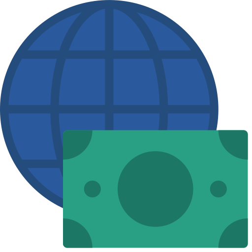 geldüberweisung Juicy Fish Flat icon