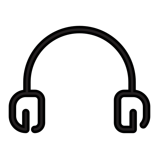 słuchawka Generic Detailed Outline ikona